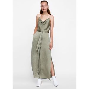 ZARA Satin Jumpsuit